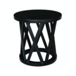 Home Accents - Ceylon Round End Table in Black - Image 4