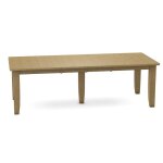 Farmhouse Solid Thick Table Top w/Shaker Legs (Set of 5) - T-53B - Image 4