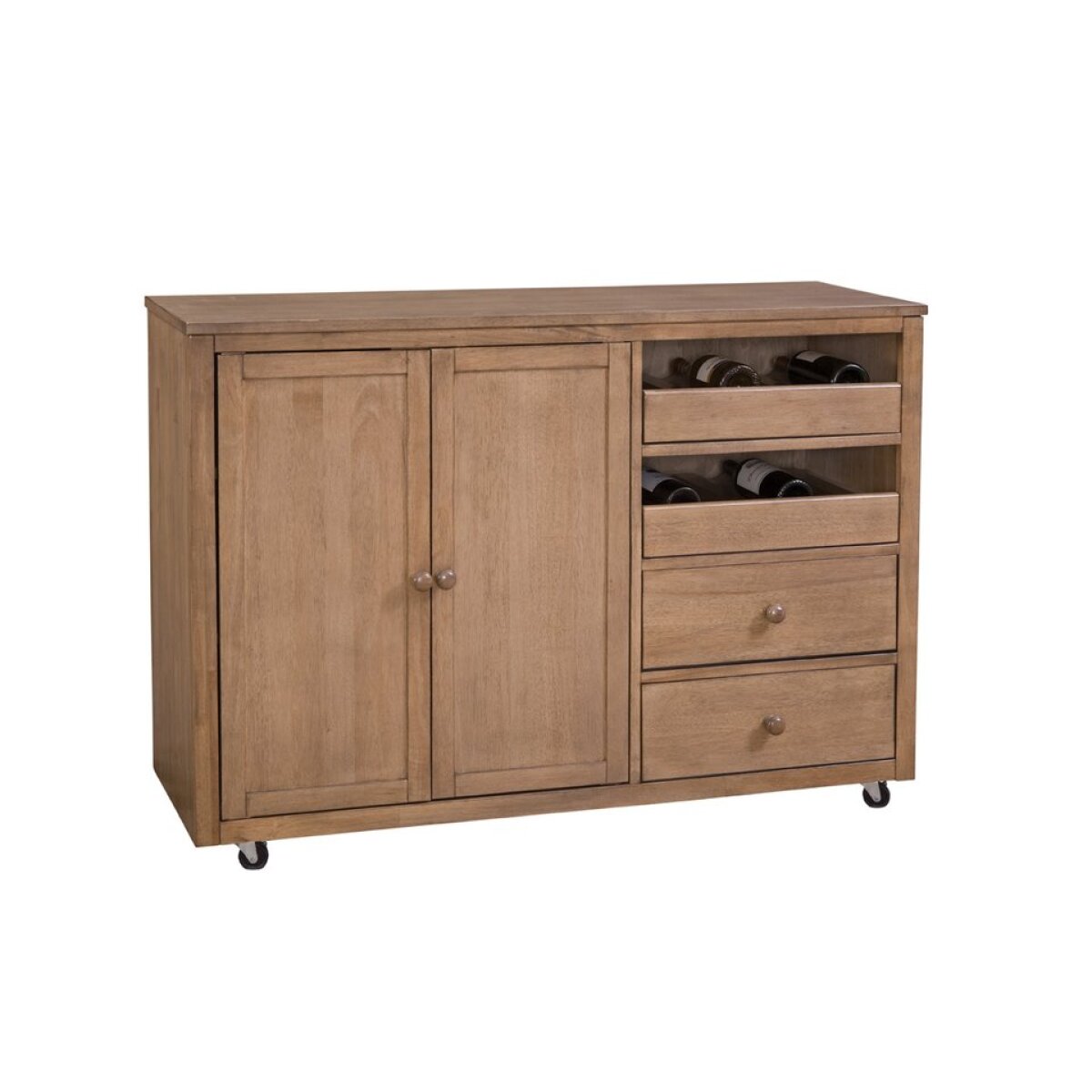 1ef238d414499b2d1d2c4a055bfadcae SoMa - Wine and Storage Cabinet in Flax - Image 1