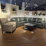 2 Piece All Leather Sectional - Image 3