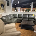 2 Piece All Leather Sectional - Image 2