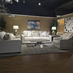 3 Piece Set: Sofa, Loveseat & Swivel Chair