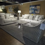 3 Piece Set: Sofa, Loveseat & Swivel Chair - Image 7
