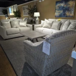 3 Piece Set: Sofa, Loveseat & Swivel Chair - Image 5