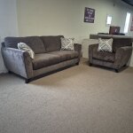 2 Piece Set: Sofa & Chair