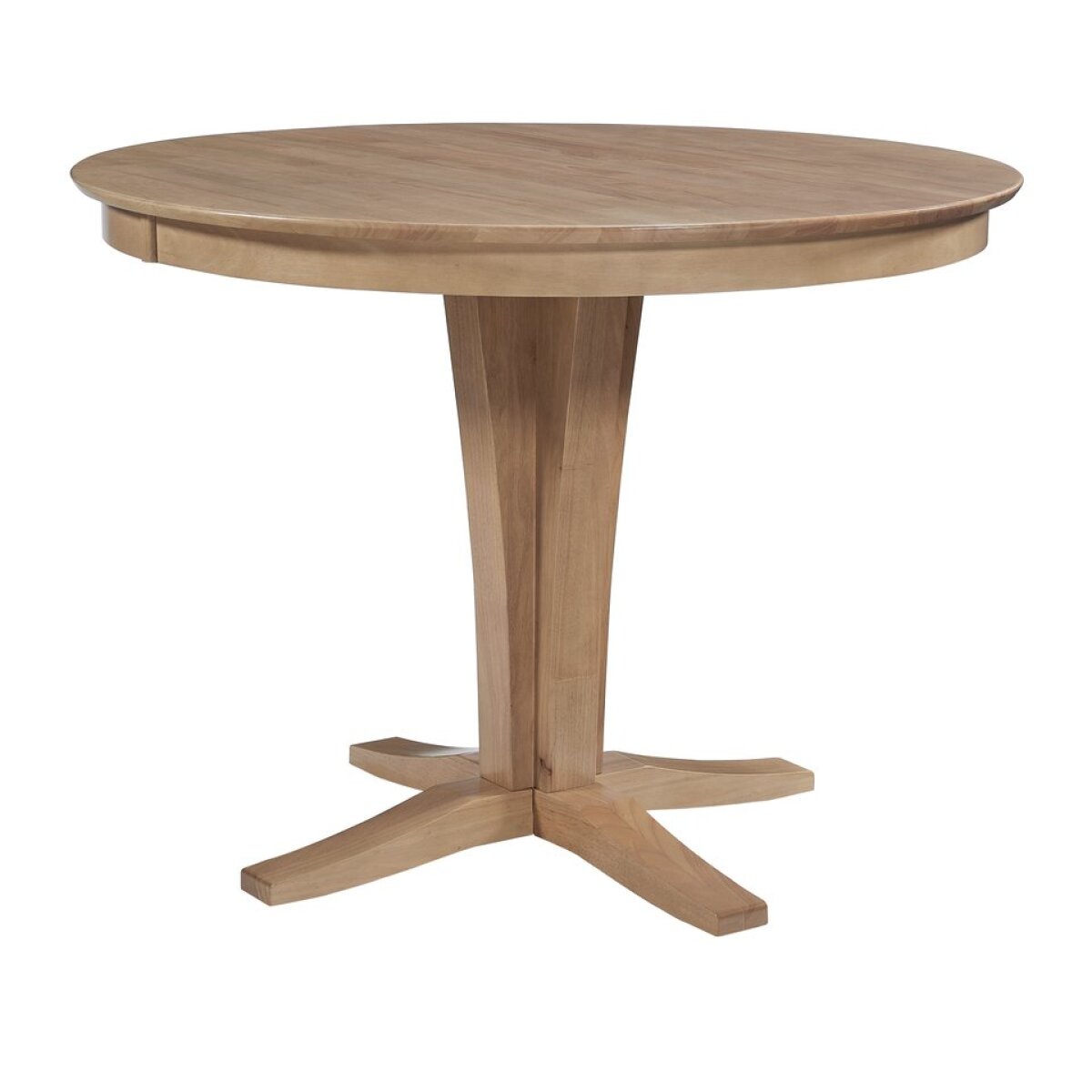 22242f6f9fab8202d29f8bebfdf5e355 Cosmopolitan Collection - 48" Siena Solid Top w/ 36"Verona Pedestal in Honey - T97-148RT - Image 1