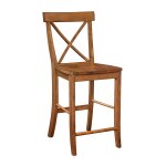 Dining Essentials - X-Back Stool in Bourbon Oak