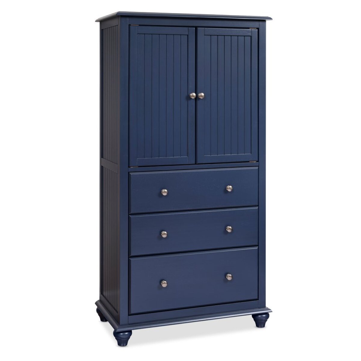 2479f3a864b878e224921eb70704bac4 Cottage Bedroom - Armoire w/Drawers in Denim - Image 1