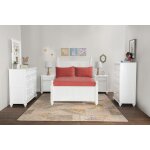 Tykes Bedroom - Pure White Cottage Full Bed - BD08-201FFN