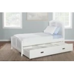 Tykes Bedroom - Chalk & White High Tide Arch Twin Bed - BD128-1202TH - Image 5