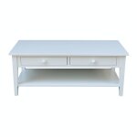 Destinations Collection - Spencer Coffee Table in Pure White - Image 4
