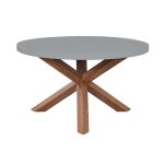 PARKS: Outdoor Living - Shenandoah Round Dining Table in Gray - ODT-351RT-G - Image 3