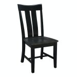 Cosmopolitan Collection - Ava Chair in Coal & Black