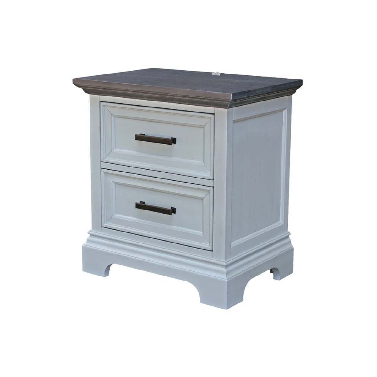 2f0bdd70c306c3dfdbb1e749dc67a2c7 Summit Nightstand in Mist & Heather Gray - Image 1