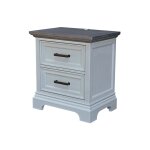 Summit Nightstand in Mist & Heather Gray