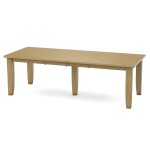 Farmhouse Solid Thick Table Top w/Shaker Legs (Set of 5) - T-53B - Image 7