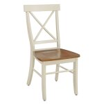 Dining Essentials - X Back Chair in Hickory and Shell