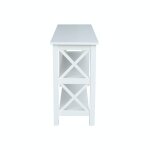 Home Accents - Sofa Table in White - Image 4