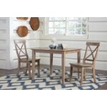 Dining Essentials - X-Back Chair in Taupe Gray - Image 5
