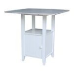 Hampton Collection 36" H Drop Leaf Bistro Table - Image 7