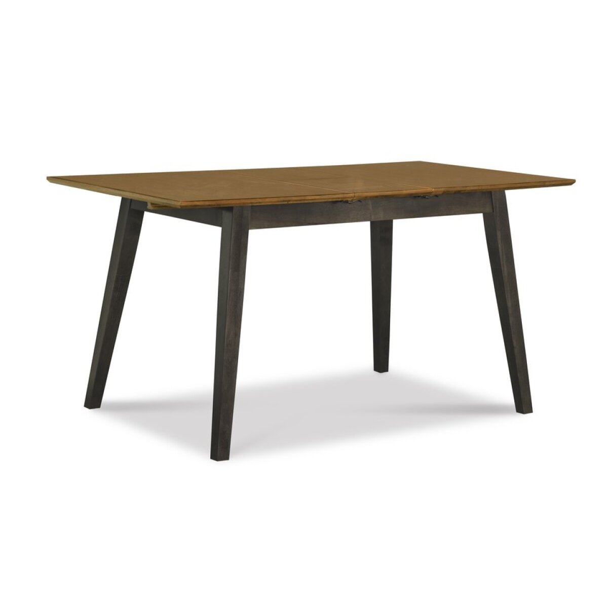 327dec36587f357048566347a38bcbe3 Dining Essentials - Mid-Century Modern Extension Table in Hickory and Coal - Image 1