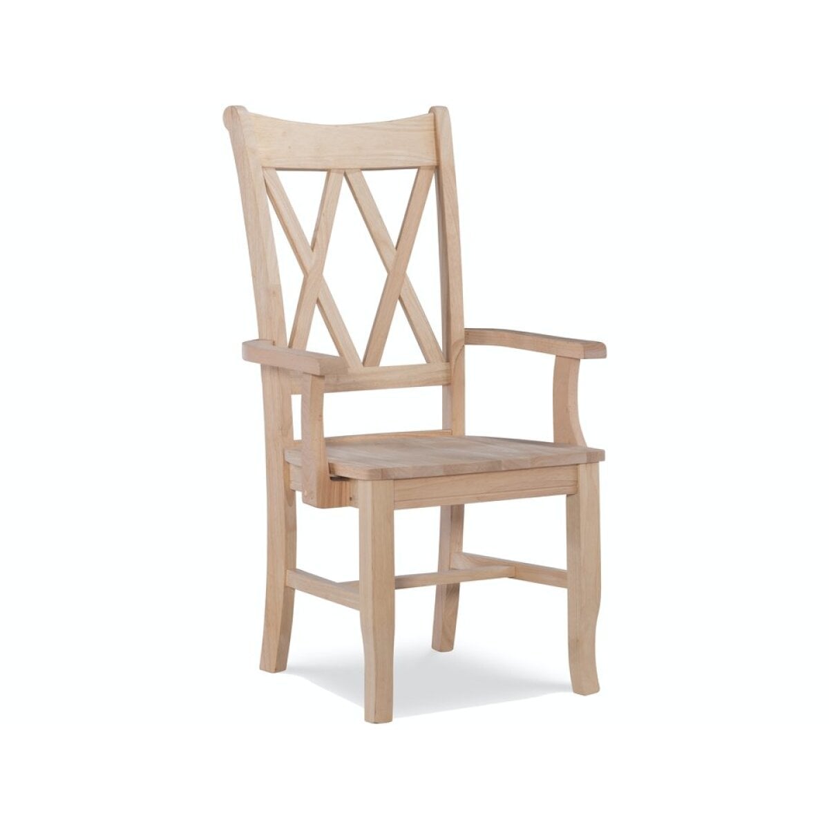 37235305e1d85dbe59b0f55663cd3494 Double X Back Arm Chair - Image 1