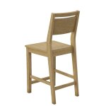 24" Aspen Panel Back Counter Stool - Image 19