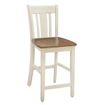 Dining Essentials - 24" San Remo Counter Stool in Hickory and Shell
