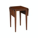 Dining Essentials - Small Drop Leaf Table with Legs in Espresso - Image 4