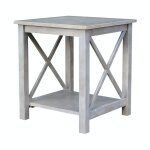 Home Accents -End Table in Taupe Gray