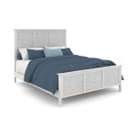 High Tide 90 Degree Bed in Chalk and White: Available in K & Q - BD08-901QR