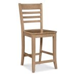 Cosmopolitan Collection - 24"H Roma Stool in Honey