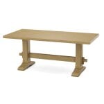 Trestle Solid Table Top w/ Trestle Table Base - T-7236T - Image 25