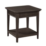 Home Accents - Haven End Table in Coal