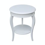 Destinations Collection - Cambria Accent Table in Pure White