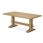 Trestle Solid Table Top w/ Trestle Table Base - T-7236B - Image 9