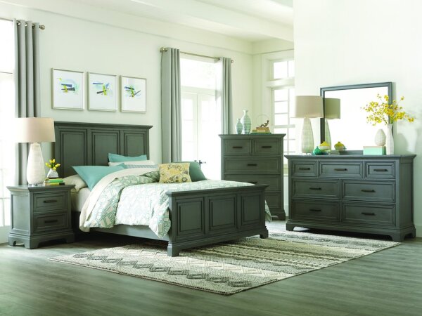 King Bed in Mineral Gray - BD44-301KH - Image 3