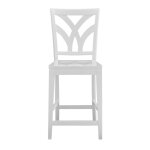 Hampton Collection - Palm Stool in Pure White - Image 4