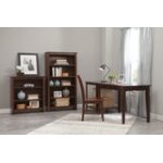 Home Accents - Writing Table w/ Drawer in Espresso - Image 5