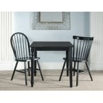 Dining Essentials - 36'' Square Top w/ 30'' Shaker Legs in Black - T46-3636T - Image 3