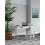 Tykes Collection- Carson Desk in Chalk and White