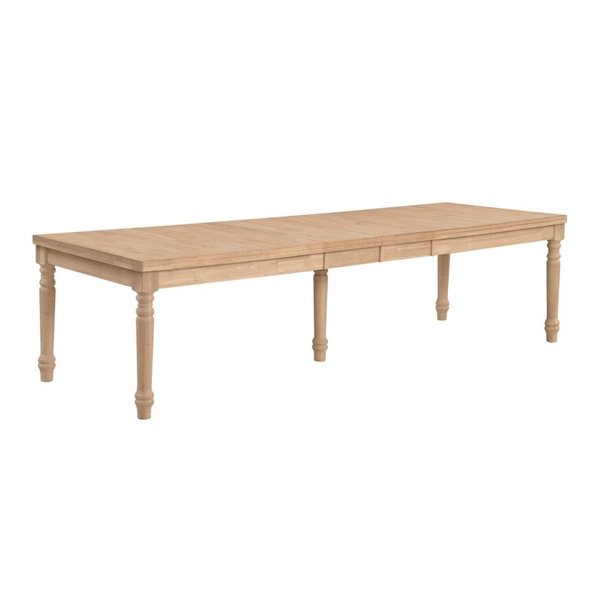 6096ec515aa9f432ffcf9e85391b19c4 Farmhouse Large Extension Table Top w/ Turned Legs (Set of 5) - T-42120XXT - Image 1