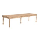 Farmhouse Large Extension Table Top w/ Turned Legs (Set of 5) - T-42120XXT