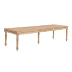 Farmhouse Large Extension Table Top w/ Turned Legs (Set of 5) - T-42120XXT