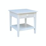 Destinations Collection - Spencer End Table in Pure White