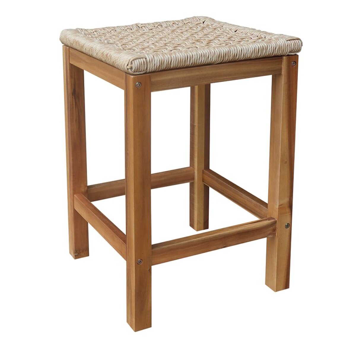 6167d6ee31ce11c6078886e034f252ee PARKS: Outdoor Living - Acacia Backless Stool - Image 1