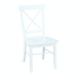 Hampton Collection - X-Back Chair in Pure White