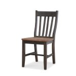 Dining Essentials - Cafe Chair in Hickory and Coal