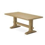 Trestle Solid Table Top w/ Trestle Table Base - T-7236T - Image 28