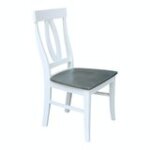 Cosmopolitan Collection - Verona Chair in Heather Gray & White - Image 5